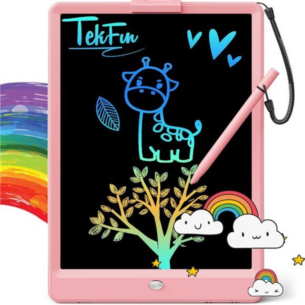 LCD Writing Tablet Doodle Board, 10inch Colorful Drawing Pad for Kids